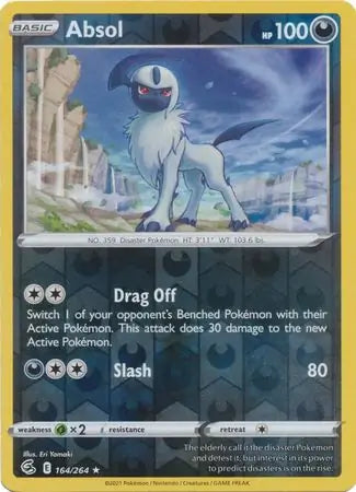 Absol 164/264 (SWSH08: Fusion Strike)  - Reverse Holofoil | Good Games Adelaide SA