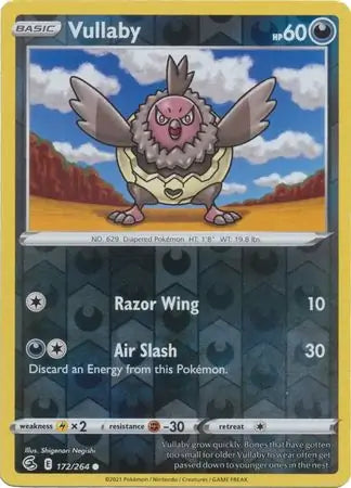 Vullaby 172/264 (SWSH08: Fusion Strike)  - Reverse Holofoil | Good Games Adelaide SA