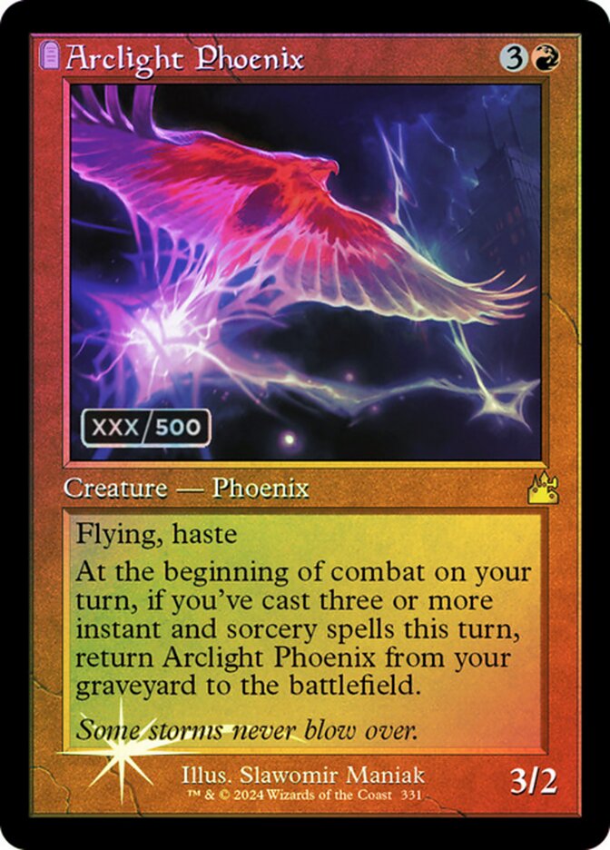 Arclight Phoenix Serialized 331 (Ravnica Remastered)  - Foil | Good Games Adelaide SA