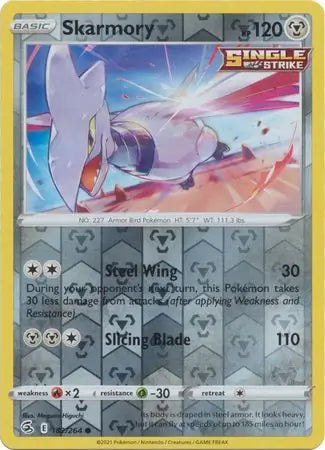 Skarmory 182/264 (SWSH08: Fusion Strike)  - Reverse Holofoil | Good Games Adelaide SA