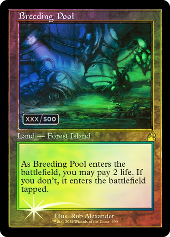 Breeding Pool Serialized 399 (Ravnica Remastered)  - Foil | Good Games Adelaide SA