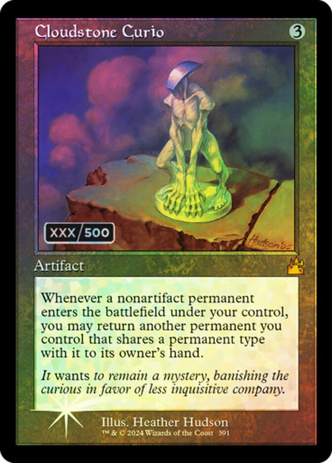 Cloudstone Curio Serialized 391 (Ravnica Remastered)  - Foil | Good Games Adelaide SA