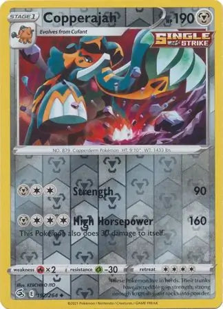 Copperajah 192/264 (SWSH08: Fusion Strike)  - Reverse Holofoil | Good Games Adelaide SA