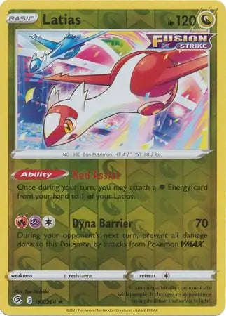 Latias 193/264 (SWSH08: Fusion Strike)  - Reverse Holofoil | Good Games Adelaide SA