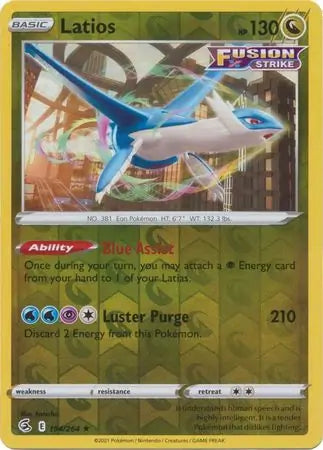 Latios 194/264 (SWSH08: Fusion Strike)  - Reverse Holofoil | Good Games Adelaide SA