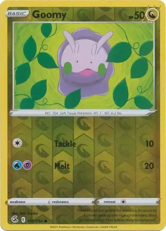Goomy 195/264 (SWSH08: Fusion Strike)  - Reverse Holofoil | Good Games Adelaide SA