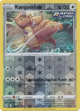 Kangaskhan 204/264 (SWSH08: Fusion Strike)  - Reverse Holofoil | Good Games Adelaide SA