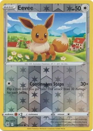 Eevee 205/264 (SWSH08: Fusion Strike)  - Reverse Holofoil | Good Games Adelaide SA