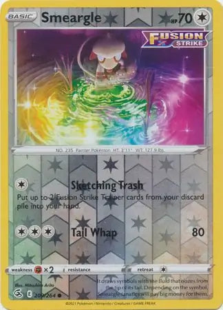 Smeargle 209/264 (SWSH08: Fusion Strike)  - Reverse Holofoil | Good Games Adelaide SA