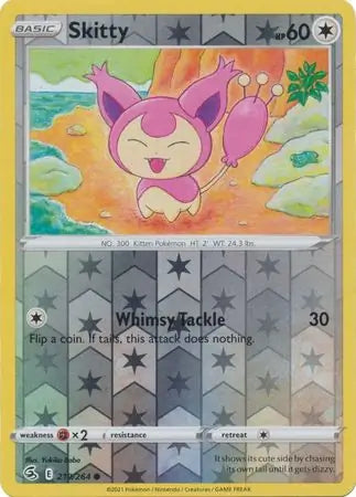 Skitty 210/264 (SWSH08: Fusion Strike)  - Reverse Holofoil | Good Games Adelaide SA