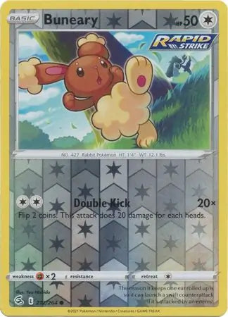 Buneary 212/264 (SWSH08: Fusion Strike)  - Reverse Holofoil | Good Games Adelaide SA