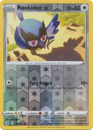 Rookidee 219/264 (SWSH08: Fusion Strike)  - Reverse Holofoil | Good Games Adelaide SA