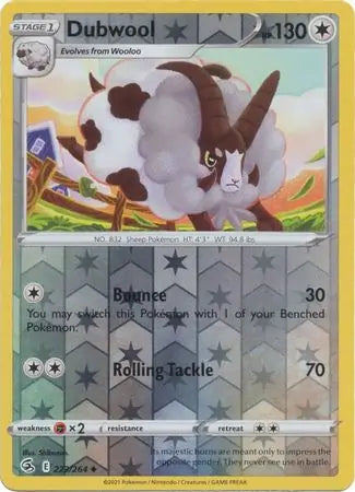 Dubwool 223/264 (SWSH08: Fusion Strike)  - Reverse Holofoil | Good Games Adelaide SA