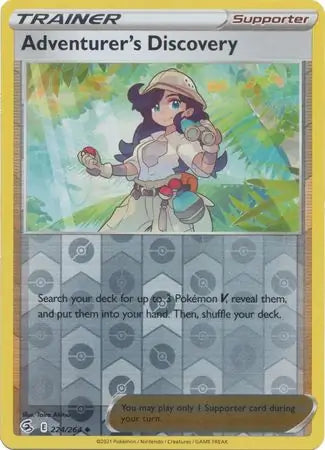 Adventurers Discovery 224/264 (SWSH08: Fusion Strike)  - Reverse Holofoil | Good Games Adelaide SA