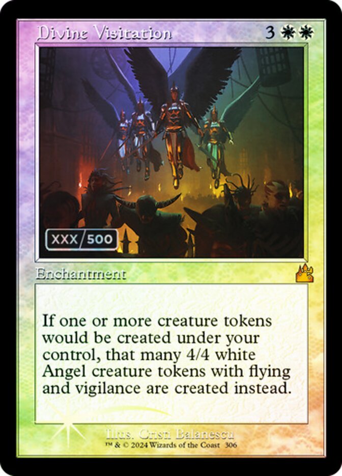Divine Visitation Serialized 306 (Ravnica Remastered)  - Foil | Good Games Adelaide SA