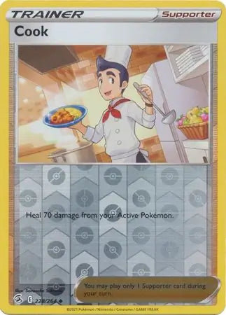 Cook 228/264 (SWSH08: Fusion Strike)  - Reverse Holofoil | Good Games Adelaide SA