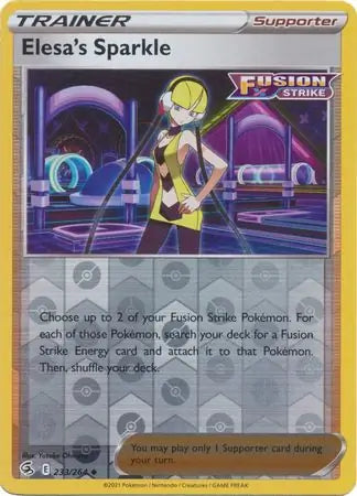 Elesa's Sparkle 233/264 (SWSH08: Fusion Strike)  - Reverse Holofoil | Good Games Adelaide SA
