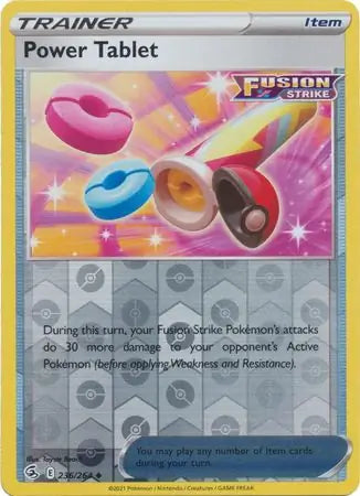 Power Tablet 236/264 (SWSH08: Fusion Strike)  - Reverse Holofoil | Good Games Adelaide SA