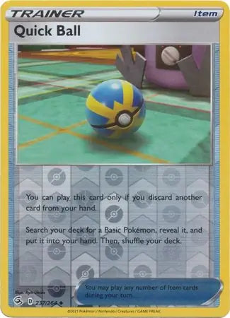 Quick Ball 237/264 (SWSH08: Fusion Strike)  - Reverse Holofoil | Good Games Adelaide SA