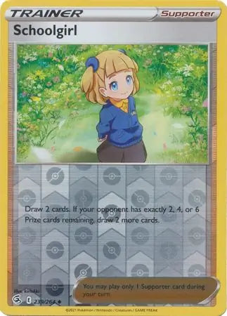 Schoolgirl 239/264 (SWSH08: Fusion Strike)  - Reverse Holofoil | Good Games Adelaide SA