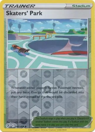 Skater's Park 242/264 (SWSH08: Fusion Strike)  - Reverse Holofoil | Good Games Adelaide SA