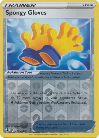 Spongy Gloves 243/264 (SWSH08: Fusion Strike)  - Reverse Holofoil | Good Games Adelaide SA