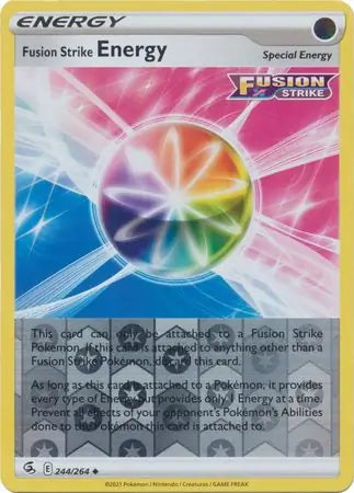 Fusion Strike Energy 244/264 (SWSH08: Fusion Strike)  - Reverse Holofoil | Good Games Adelaide SA