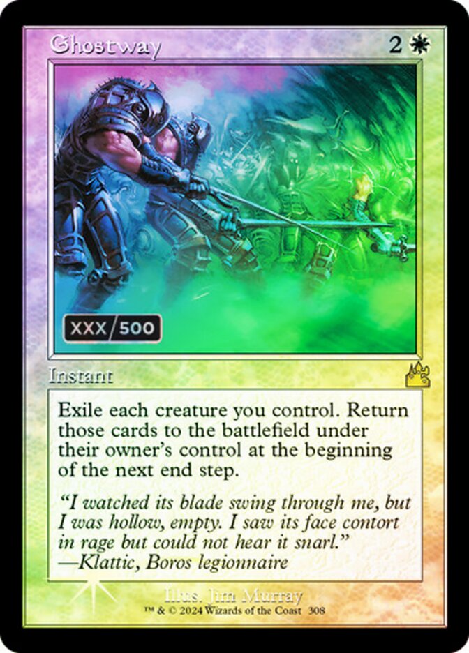 Ghostway Serialized 308 (Ravnica Remastered)  - Foil | Good Games Adelaide SA