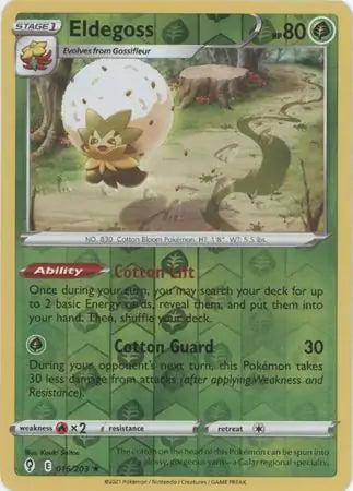 Eldegoss 016/203 (SWSH07: Evolving Skies)  - Reverse Holofoil | Good Games Adelaide SA