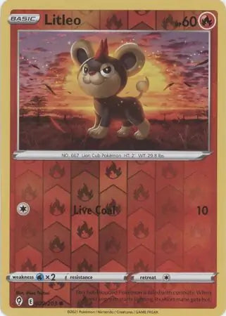 Litleo 022/203 (SWSH07: Evolving Skies)  - Reverse Holofoil | Good Games Adelaide SA