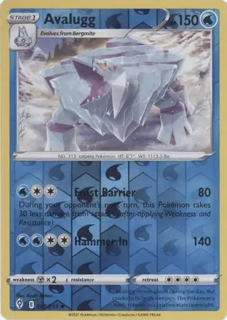 Avalugg 045/203 (SWSH07: Evolving Skies)  - Reverse Holofoil | Good Games Adelaide SA