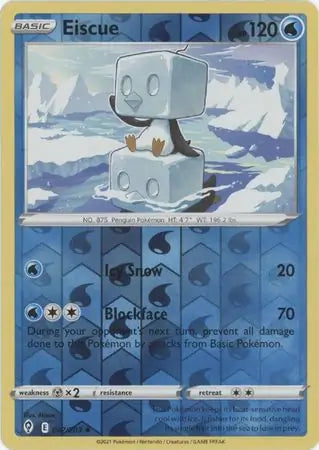 Eiscue 047/203 (SWSH07: Evolving Skies)  - Reverse Holofoil | Good Games Adelaide SA