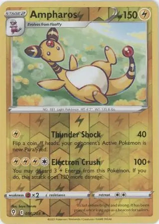 Ampharos 056/203 (SWSH07: Evolving Skies)  - Reverse Holofoil | Good Games Adelaide SA