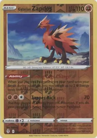Galarian Zapdos 082/203 (SWSH07: Evolving Skies)  - Reverse Holofoil | Good Games Adelaide SA