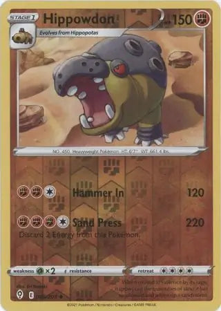 Hippowdon 085/203 (SWSH07: Evolving Skies)  - Reverse Holofoil | Good Games Adelaide SA