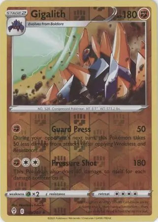 Gigalith 088/203 (SWSH07: Evolving Skies)  - Reverse Holofoil | Good Games Adelaide SA