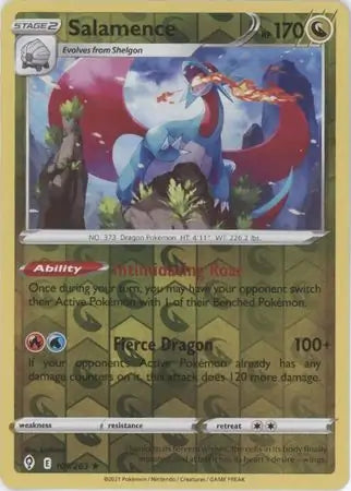 Salamence 109/203 (SWSH07: Evolving Skies)  - Reverse Holofoil | Good Games Adelaide SA