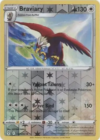 Braviary 137/203 (SWSH07: Evolving Skies)  - Reverse Holofoil | Good Games Adelaide SA