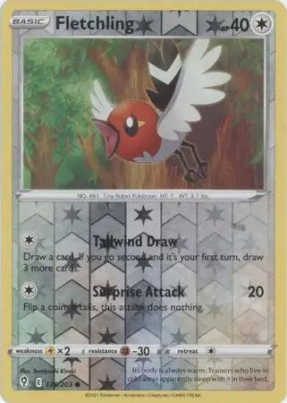 Fletchling 138/203 (SWSH07: Evolving Skies)  - Reverse Holofoil | Good Games Adelaide SA