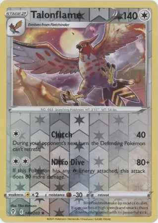 Talonflame 140/203 (SWSH07: Evolving Skies)  - Reverse Holofoil | Good Games Adelaide SA