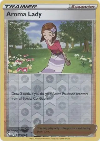 Aroma Lady 141/203 (SWSH07: Evolving Skies)  - Reverse Holofoil | Good Games Adelaide SA