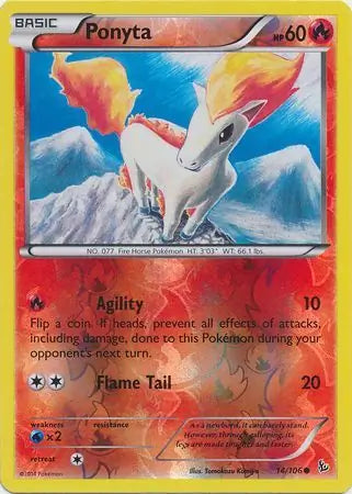 Ponyta 14/106 (XY - Flashfire)  - Reverse Holofoil | Good Games Adelaide SA