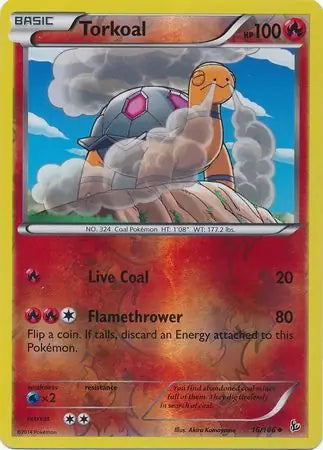 Torkoal 16/106 (XY - Flashfire)  - Reverse Holofoil | Good Games Adelaide SA