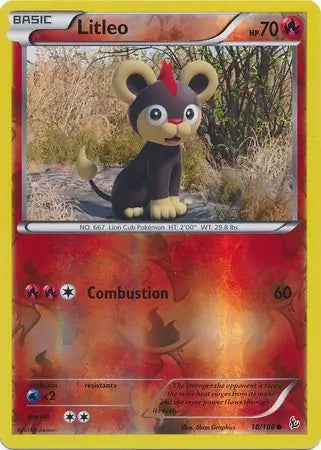 Litleo 18/106 (XY - Flashfire)  - Reverse Holofoil | Good Games Adelaide SA