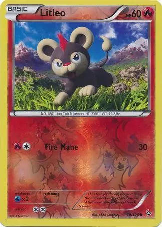 Litleo 19/106 (XY - Flashfire)  - Reverse Holofoil | Good Games Adelaide SA