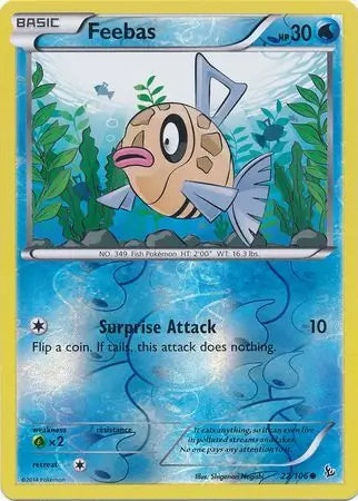 Feebas 22/106 (XY - Flashfire)  - Reverse Holofoil | Good Games Adelaide SA