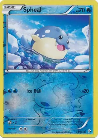 Spheal 24/106 (XY - Flashfire)  - Reverse Holofoil | Good Games Adelaide SA