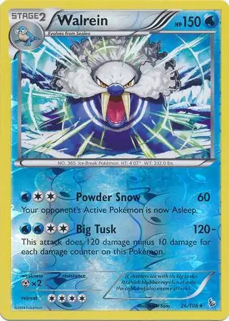 Walrein 26/106 (XY - Flashfire)  - Reverse Holofoil | Good Games Adelaide SA