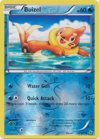 Buizel 28/106 (XY - Flashfire)  - Reverse Holofoil | Good Games Adelaide SA