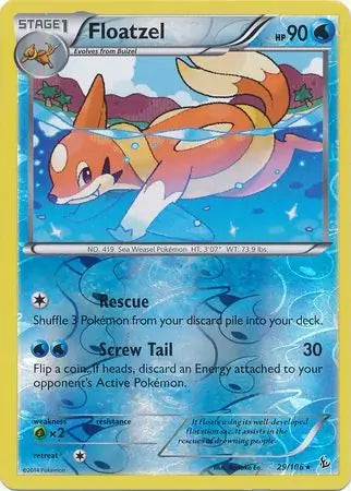 Floatzel 29/106 (XY - Flashfire)  - Reverse Holofoil | Good Games Adelaide SA